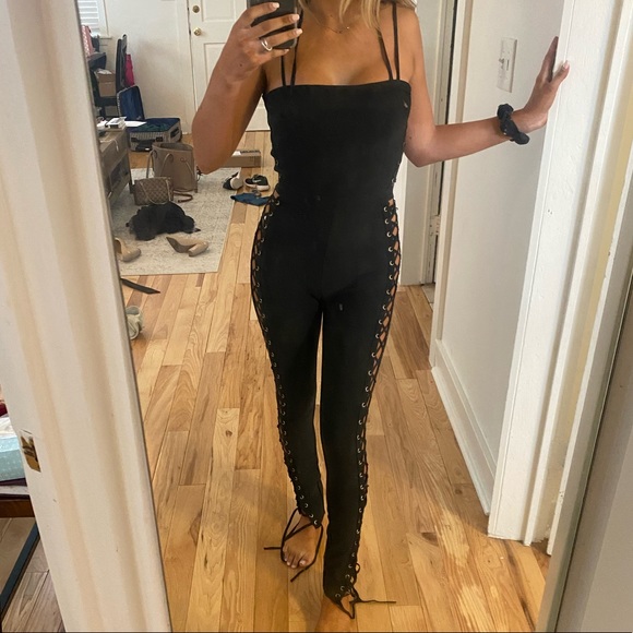 Fashion Nova You Wish Bandage Jumpsuit - Picture 3 of 5